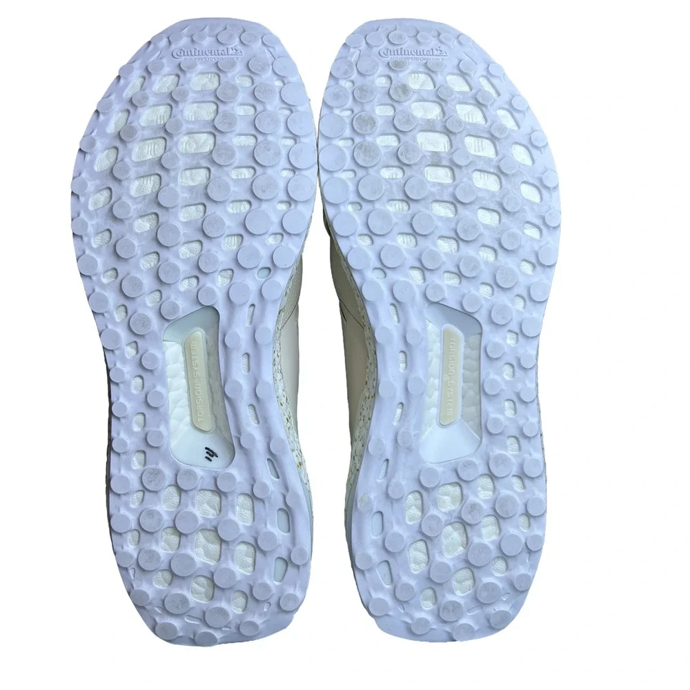 Adidas‎ Ultraboost Slip On DNA Cream White Gold Sneaker Athleisure Women's 9
